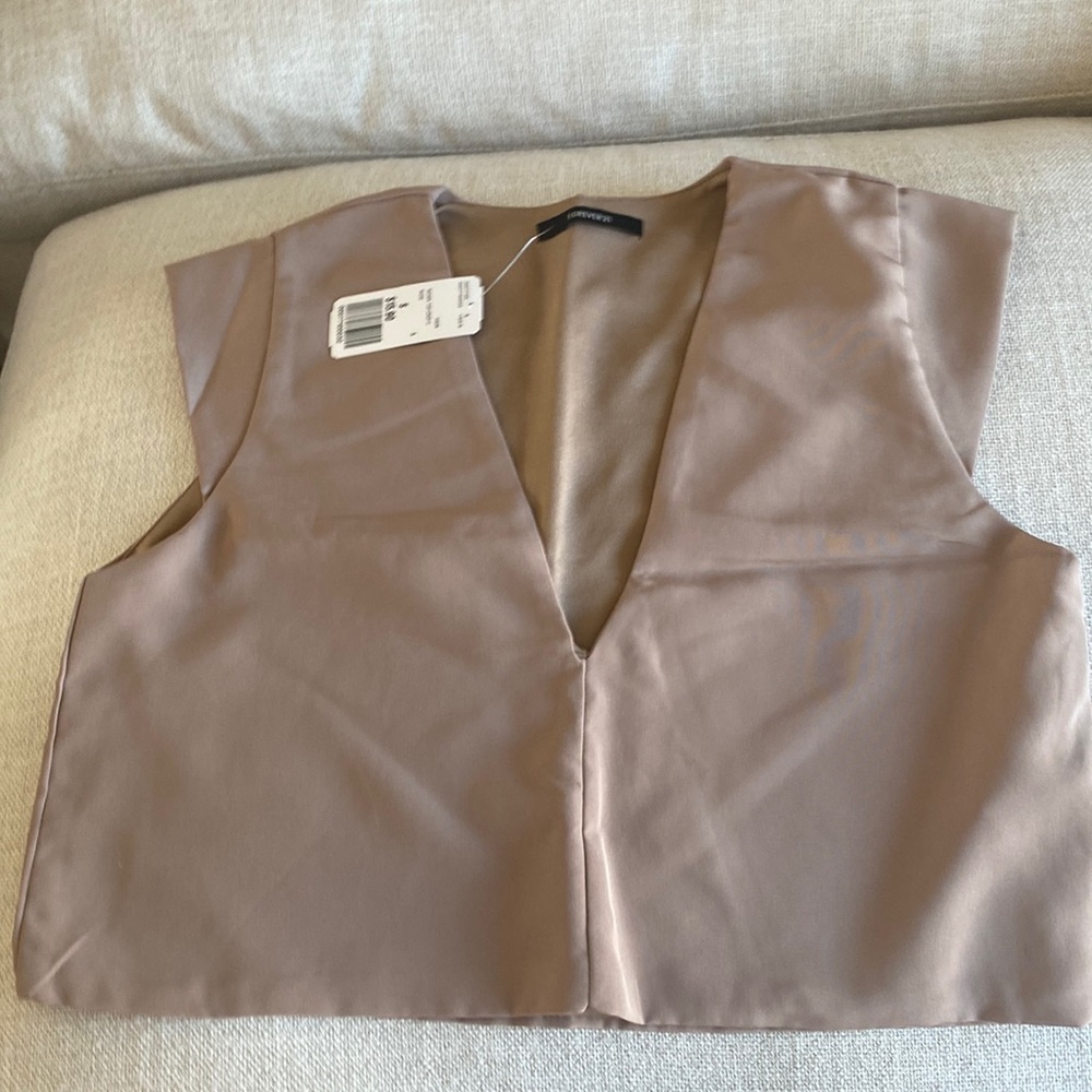 Nude crop top